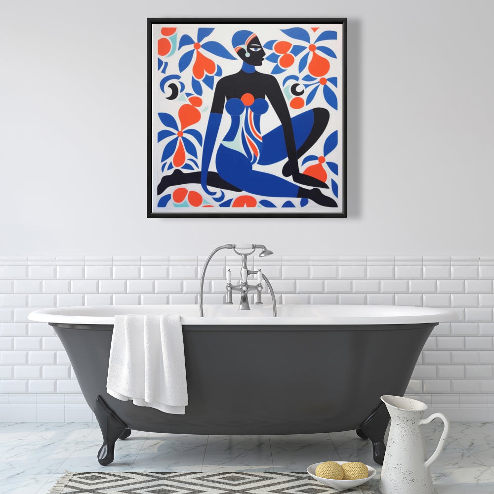Abstract Shapes Framed Canvas - Beautiful Posture Home Decor