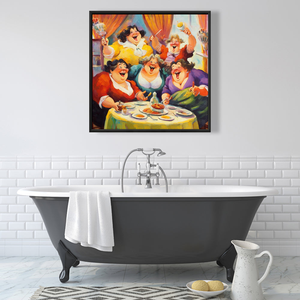 The Buffet Kitchen Canvas | American Gastronomy Home Decor