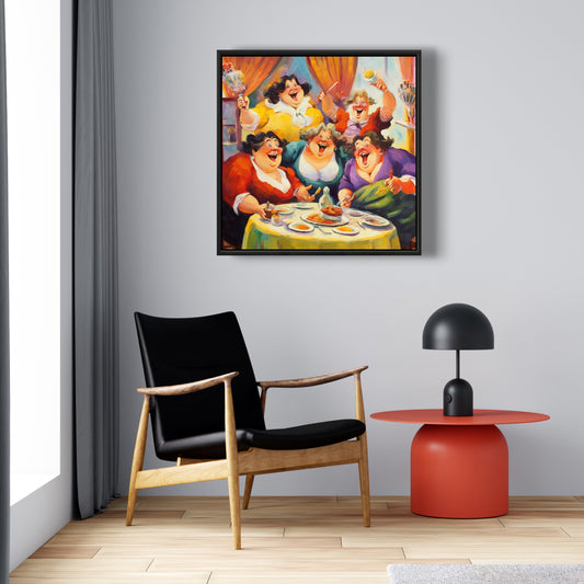 The Buffet Kitchen Canvas | American Gastronomy Home Decor