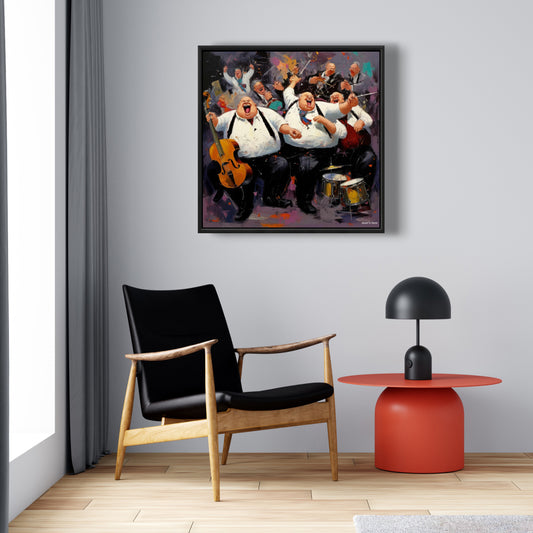 "Loud Noise Instrument Canvas | Musical Bedroom Wall Art"