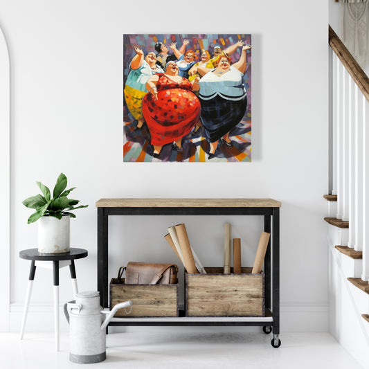 Blue Instrument Bedroom Canvas - The Cheerful Women Decor