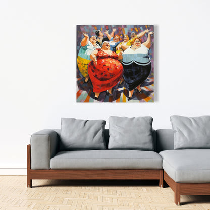 Blue Instrument Bedroom Canvas - The Cheerful Women Decor
