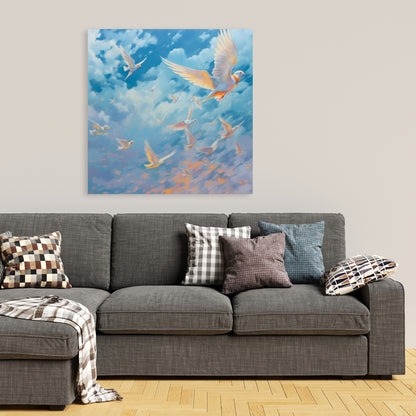 The Flight Animals Bird Canvas - Elegant Bedroom Home Decor