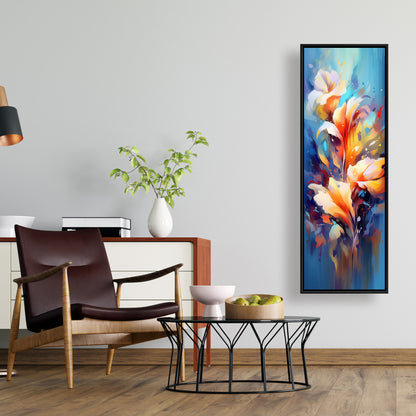 Flowery Explosion Canvas - Contemporary Floral Bedroom Decor