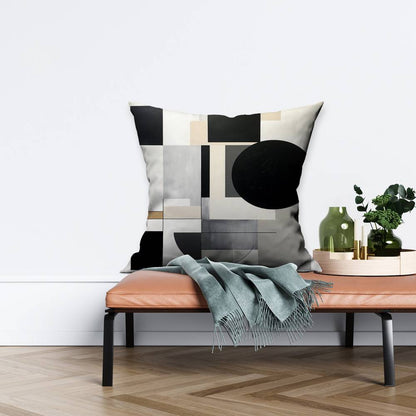 Bedroom Shapes Minimalist Pillow - No Subject Home Decor