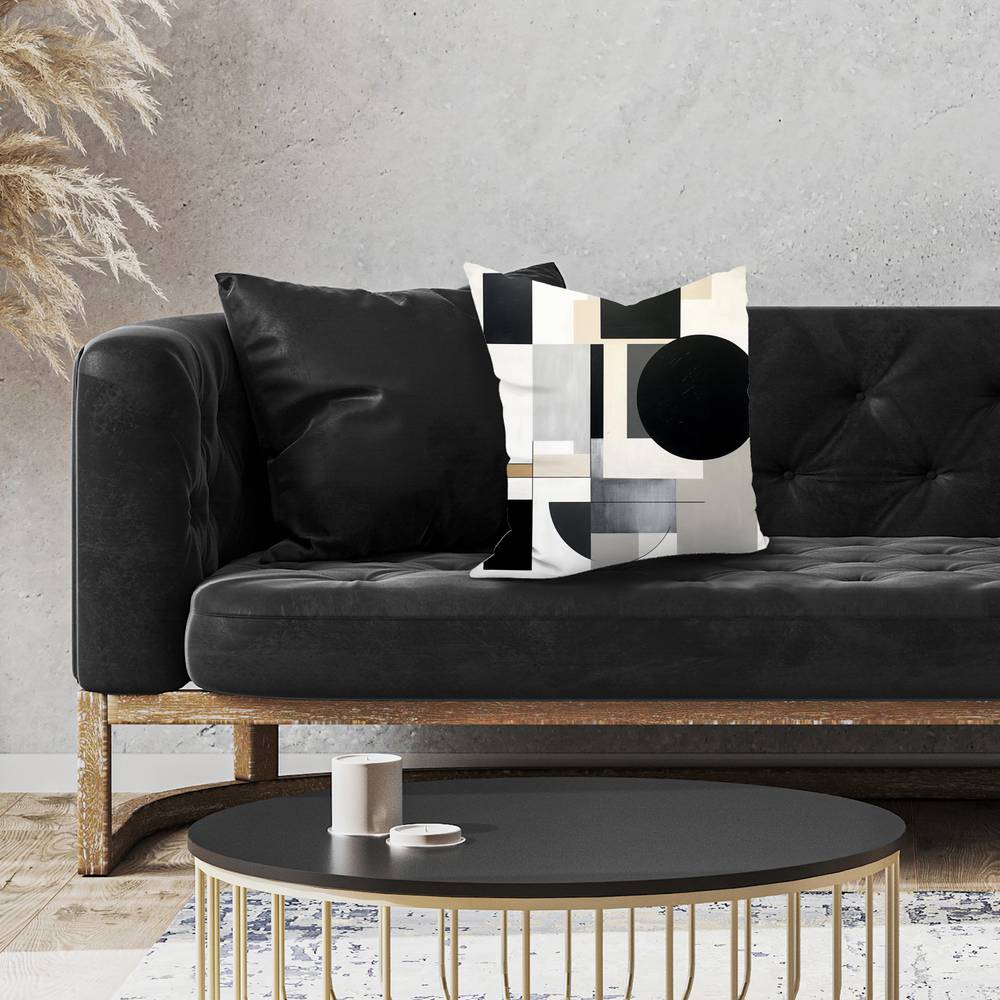 Bedroom Shapes Minimalist Pillow - No Subject Home Decor