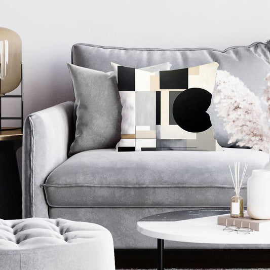 Bedroom Shapes Minimalist Pillow - No Subject Home Decor