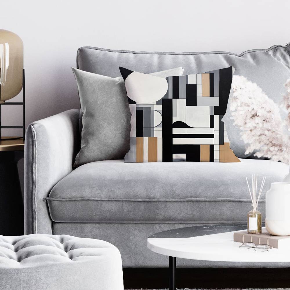 Overload Abstract Minimalist Pillow - Bedroom Home Decor Gem