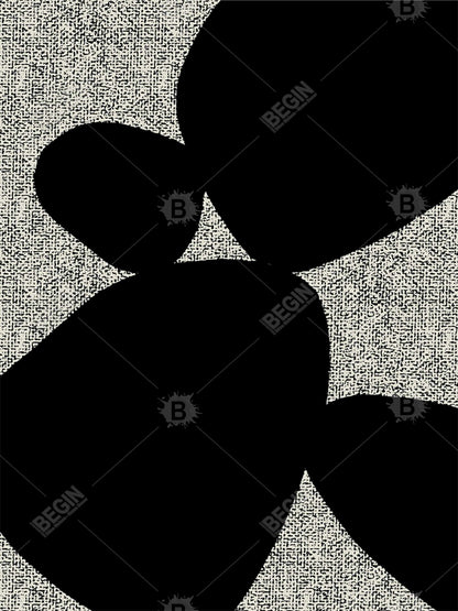 Toile blanche à motifs pour chambre à coucher | Décoration murale