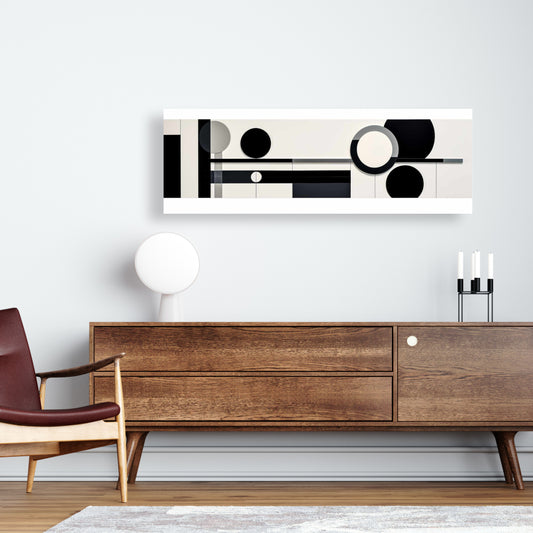 Balance Minimalist Bedroom Canvas | Modern Home Decor Art