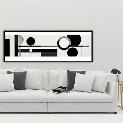 Balance Framed Canvas | Patterns Shapes Bedroom Decor Wall Art
