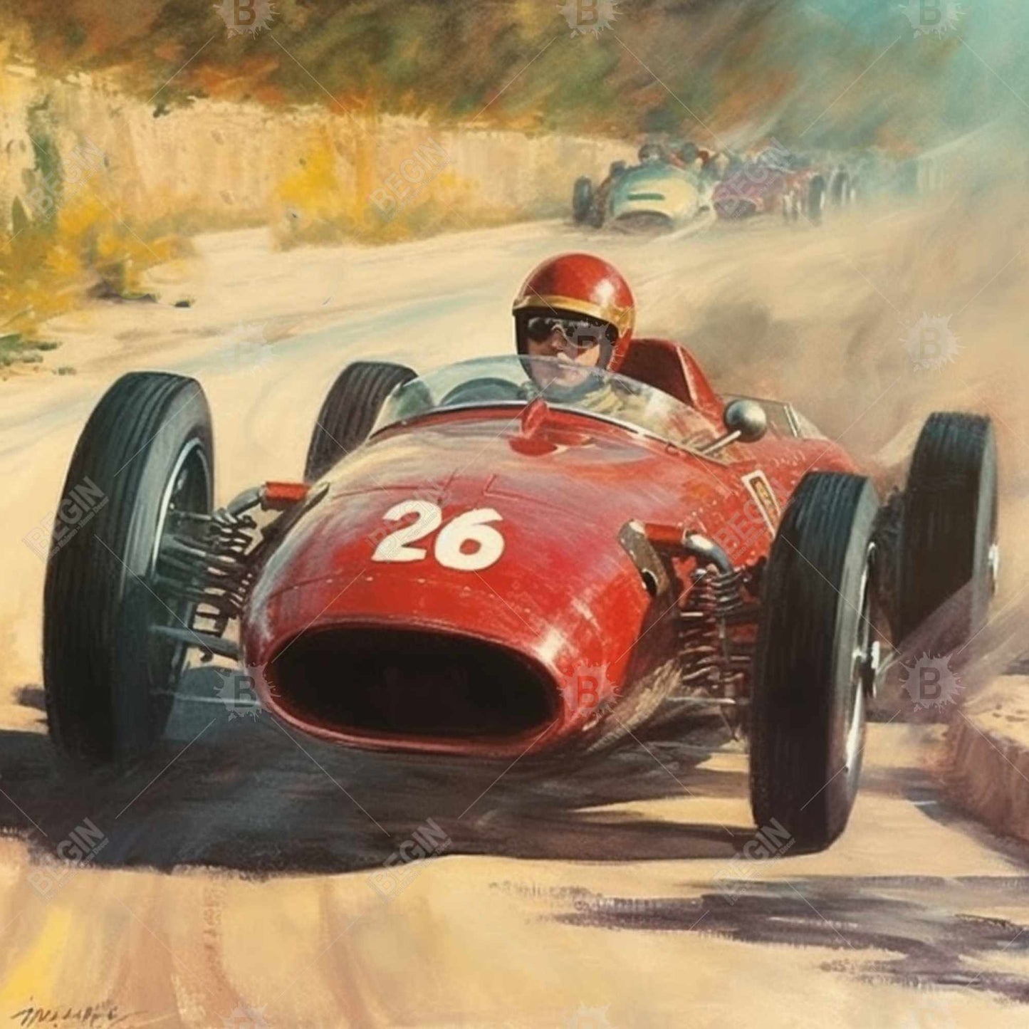 Number 26 Brown Hobbies Framed Canvas | Home Decor Artwork