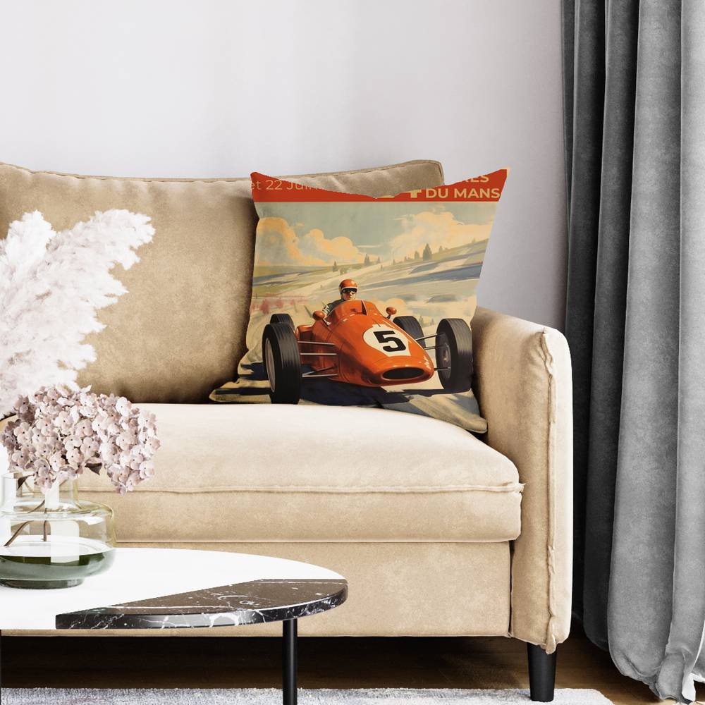 Contemporary Number 5 Pillow | Stylish Living Room Decor
