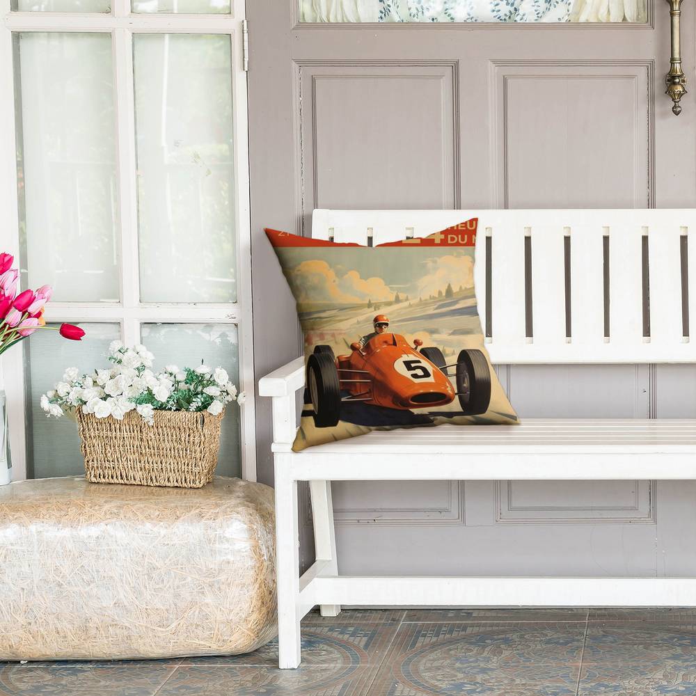 Contemporary Number 5 Pillow | Stylish Living Room Decor