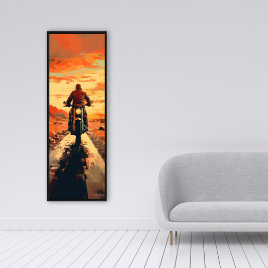 Departure - White Hobbies Framed Canvas for Home Decor