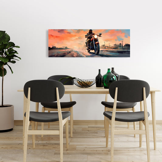 Full Speed Bedroom Canvas | White Transportation Home Decor
