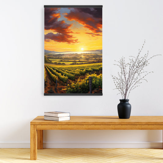 Time to Sleep Trees Landscapes Bedroom Magnetic Canvas Decor