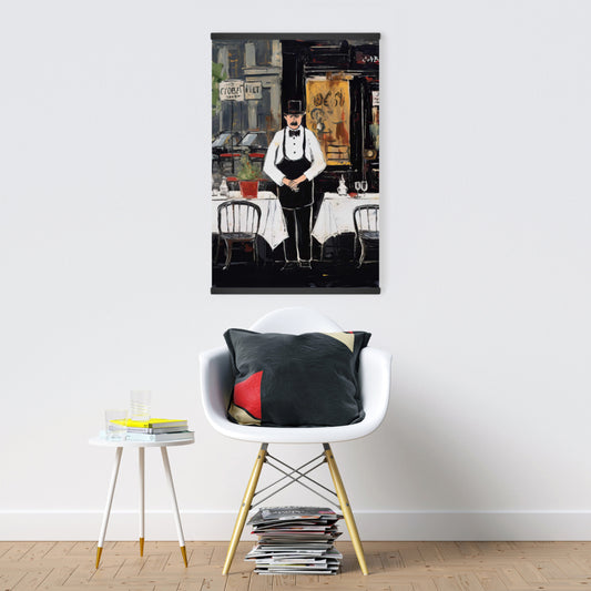 The Cabaret Street Scenery White Building Magnetic Canvas Decor