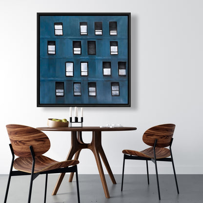 Urban Building Framed Canvas | Modern Home Decor Wall Art
