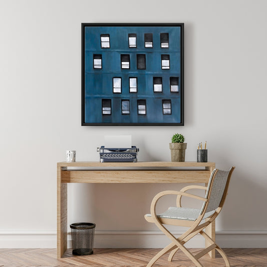 Urban Building Framed Canvas | Modern Home Decor Wall Art