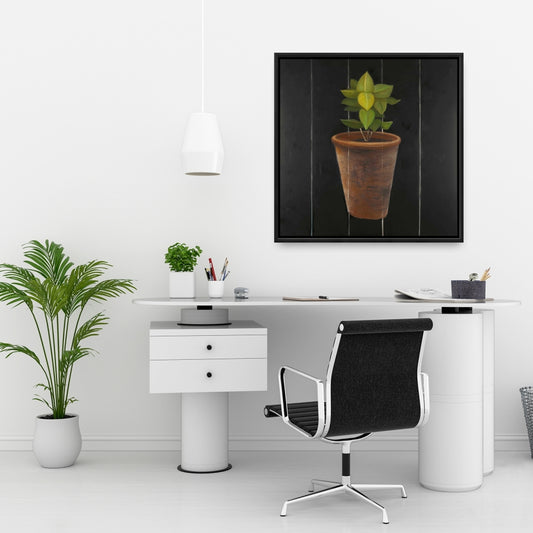 Bay Leaves Botanical Canvas | Hygge Home Decor Wall Art