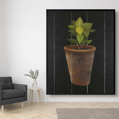 Bay Leaves Botanical Canvas | Hygge Home Decor Wall Art