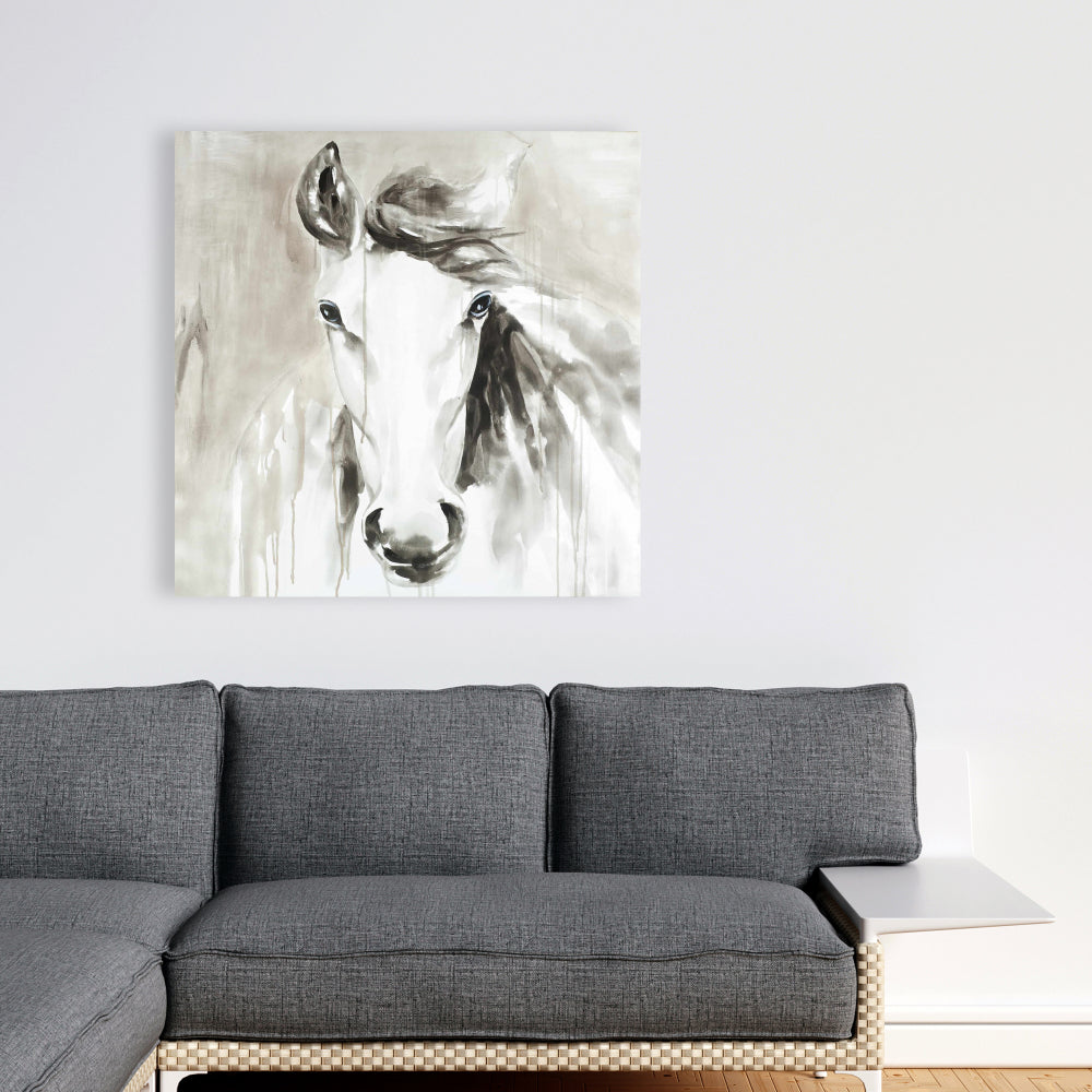 Beautiful Abstract Horse Canvas - Minimalist Bedroom Decor