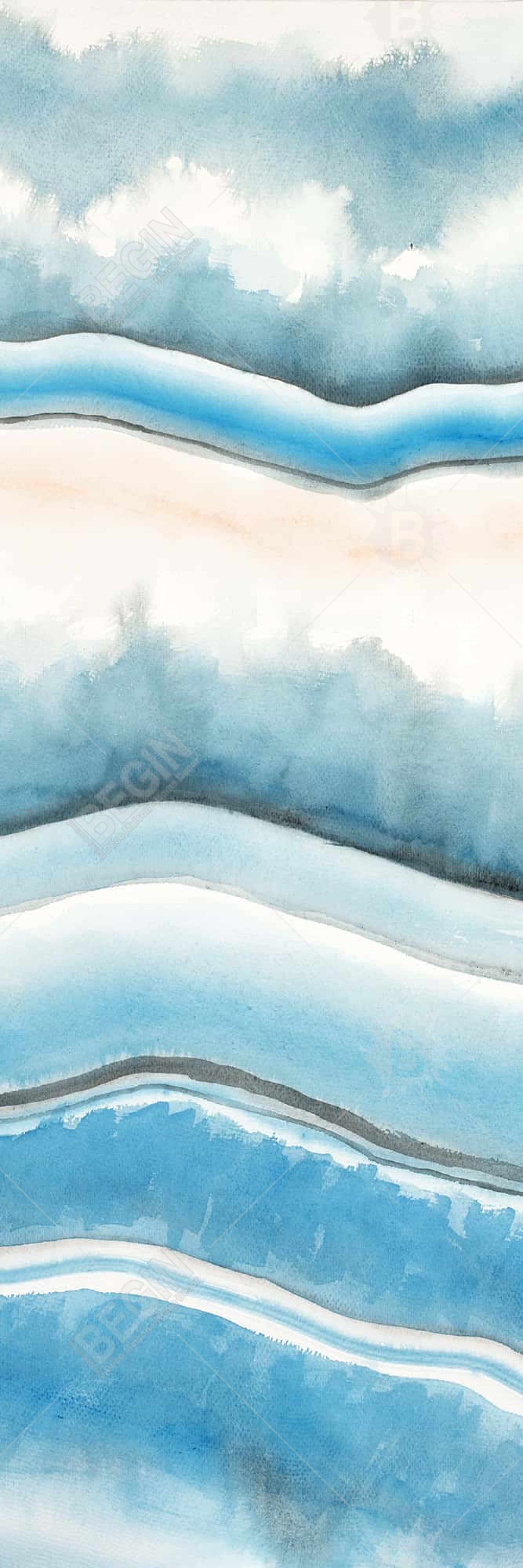 Géode texturée et minérale | Toile encadrée pour décoration d'intérieur