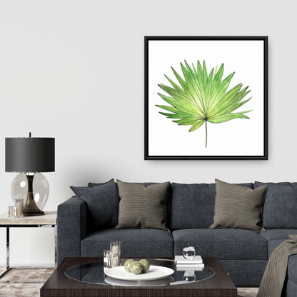 Petticoat Palm Botanical Framed Canvas - Scandinavian Decor