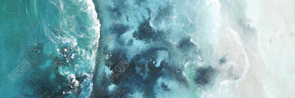 Seaside of the Caribbean Blue Bedroom Canvas | Marine Decor