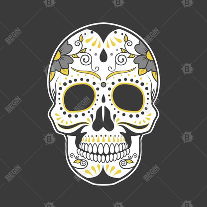 Mexican Sugar Skull Art | Framed Canvas Home Decor