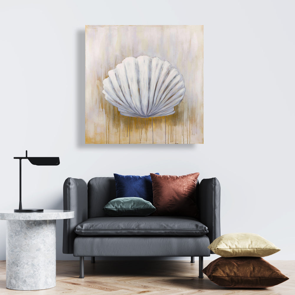 Feston Shell Canvas | Aquatic Animals Home Decor Art