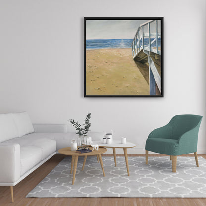 Seaside Landscape Canvas | Sea Bedroom Contemporary Wall Art