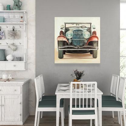Vintage 1920s Luxury Car Canvas | Home Decor, Living Room
