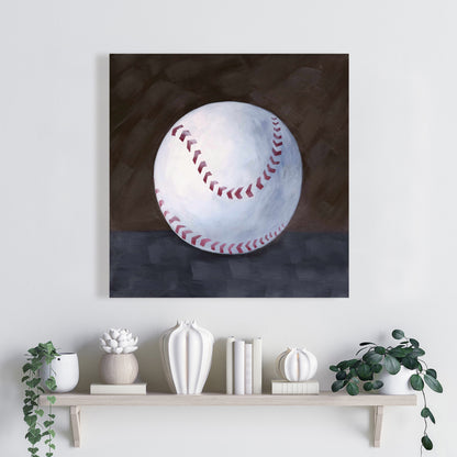 Toile nature morte de baseball | Décoration d'intérieur