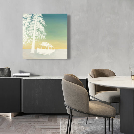Camping Bedroom Canvas | Illustrative Transportation Art