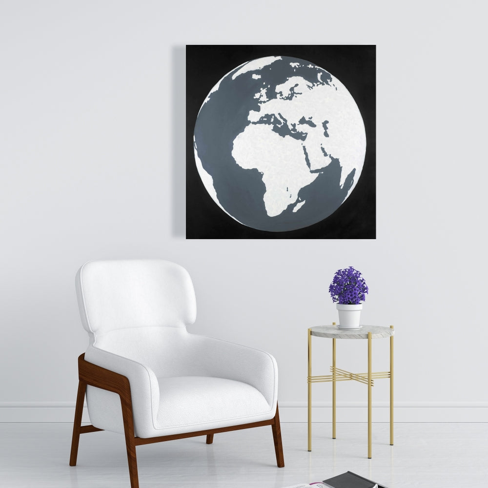 Earth Canvas - Bedroom Space Decor | Astronomy & Galaxy Art