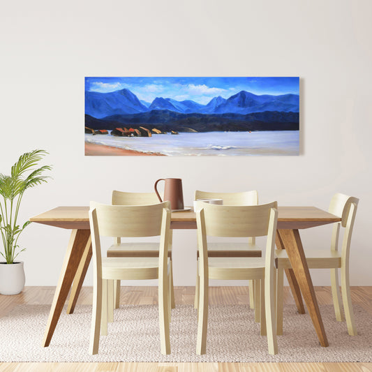 Scotland Calm Eddies Coastal Canvas | Bedroom Wall Decor