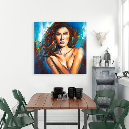 Closer Figurative Bedroom Canvas | Home Decor Wall Art