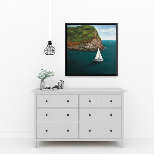 At Seda in Porto Venere | Marine Coastal Canvas for Bedroom Decor