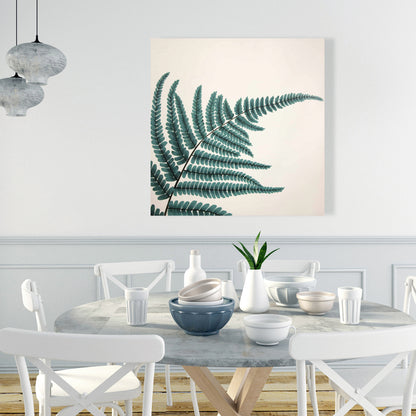 Toile botanique exotique Fougère | Décoration d'intérieur et de chambre