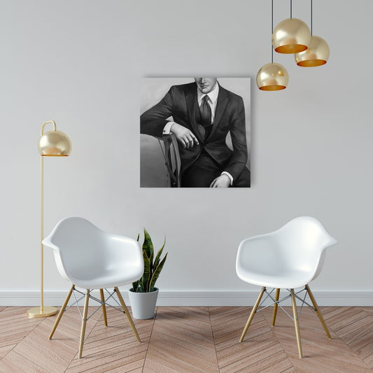 Businessman Canvas - Modern Bedroom Decor | Contemporary Art