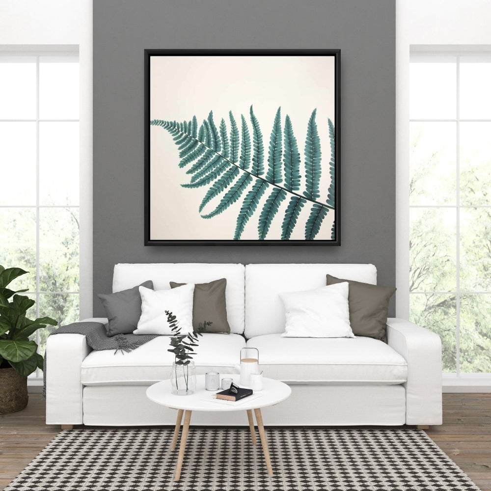 Beautiful Fern Framed Canvas | Floral & Botanical Home Decor