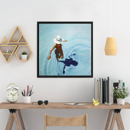 On Vacation Sea Exotic Bedroom Framed Canvas | Home Decor