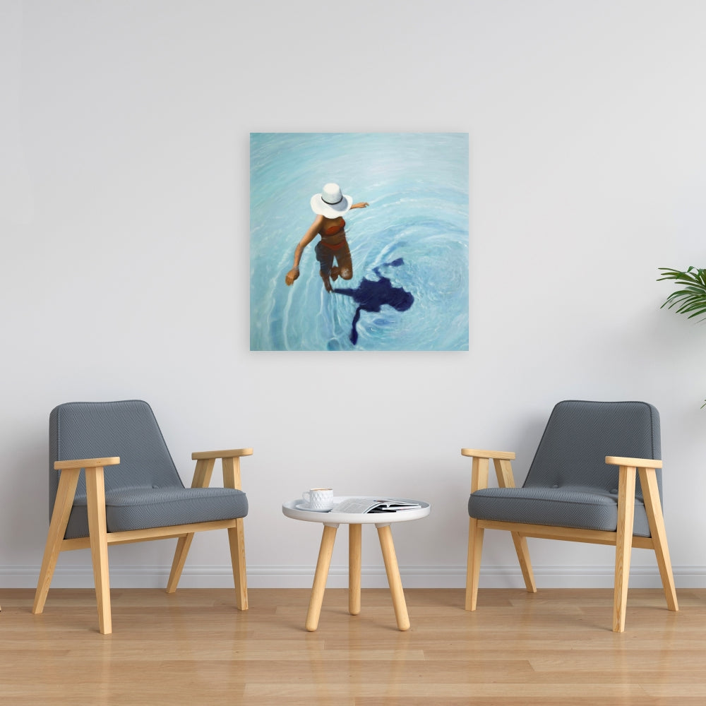 On Vacation Sea Bedroom Blue Canvas | Home Decor Wall Art