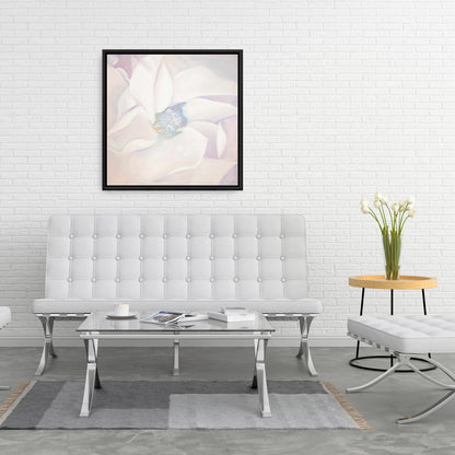 Delicacy Blue Floral Botanical Canvas | Home Decor Framed Art