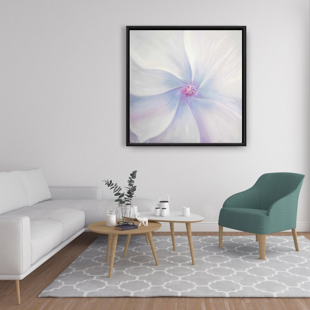 Petals Minimalist Floral Botanical Framed Canvas Home Decor