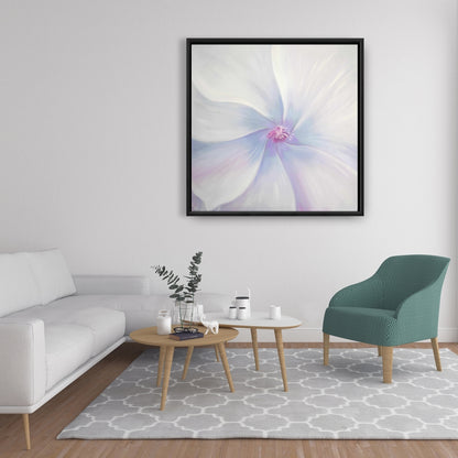 Petals Minimalist Floral Botanical Framed Canvas Home Decor