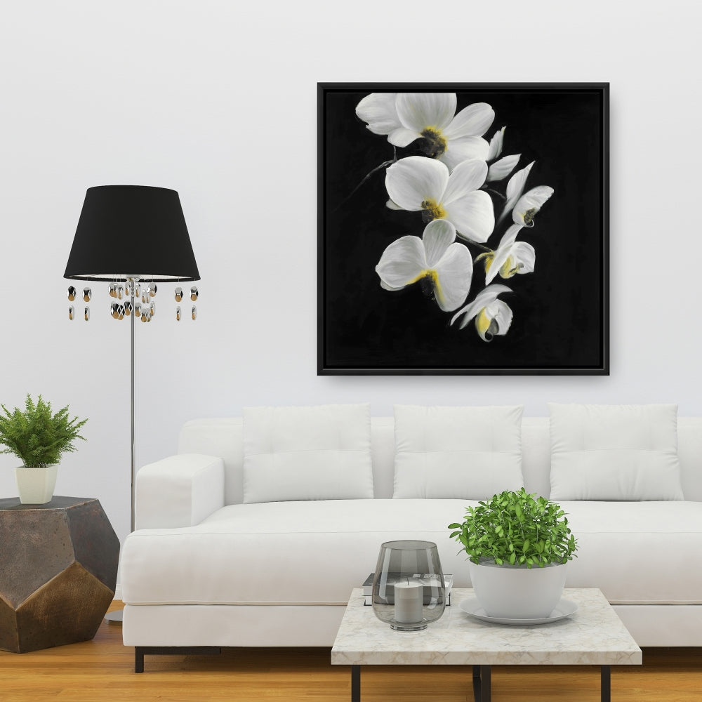 Magnifique toile Orchidées | Décoration florale romantique pour chambre