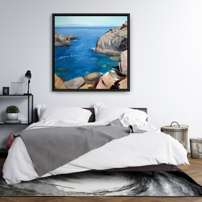 California Coast Marine Canvas | Bedroom Wall Art Decor